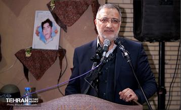 حضور شهردار تهران در گلزار شهدای کرمان 3