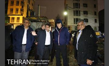 بازدید شبانه مدیران شهری از رود دره ها، مسیل ها و پروژه زیرگذر گیشا 7