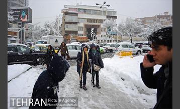 بارش برف در تجریش 3