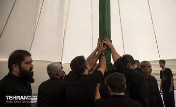 خیمه سوزان ظهر عاشورا در چهارراه گلوبندگ 36