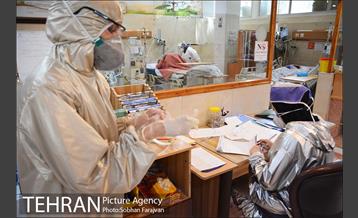 بخش بیماران کرونایی بیمارستان شهید هاشمی نژاد 20