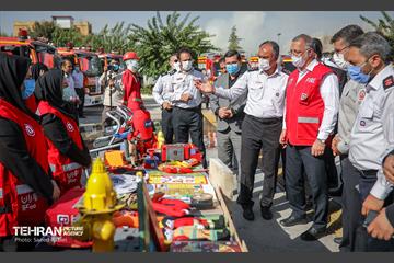 آیین گرامیداشت روز آتش نشان با حضور شهردار تهران 48
