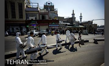 عملیات ضدعفونی امامزاده صالح(ع) 1