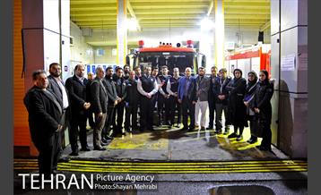 بازدید از ایستگاه های شهدای آتش نشان پلاسکو-2 43