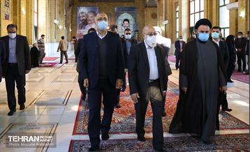 حضور مدیران شهری در حرم امام راحل(ره)، مزار شهدا و بازدید از غسالخانه بهشت زهرا(س) 9