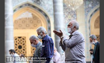 اقامه نماز عید فطر در مسجد امام حسین(ع) 11