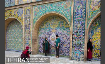 قاب‌های کاشی‌های کاخ کلستان 12