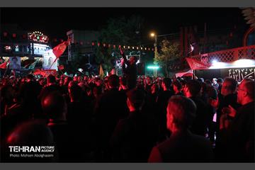 عزاداری شب هشتم ماه محرم در میدان نبوت 1