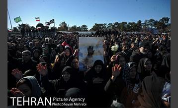 تشییع شهدای آتش نشان  در بهشت زهرا(س) -4 5