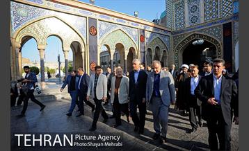 بازدید شهردار تهران از حرم عبدالعظیم حسنی(ع) به مناسبت روز تهران 2