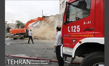 تخریب پاساژ توحید 6