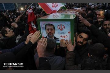 مراسم تشییع «علی لاریجانی»، «غلامرضا سلیمانی» و قهرمانان «ناو دنا» 4