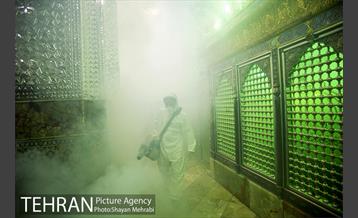 عملیات ضدعفونی امامزاده صالح(ع) 11