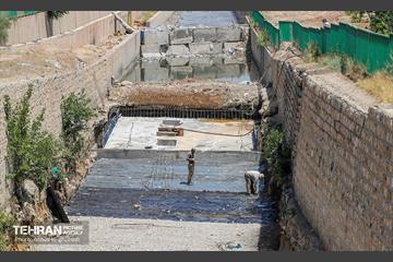 ترمیم و مرمت کانال سرخه حصار در شرق تهران 20