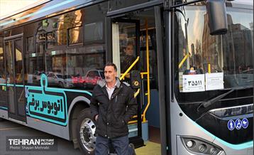 آغاز فعالیت اتوبوس‌های برقی جدید در ۳ خط اتوبوسرانی تهران  43