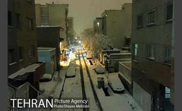 صبح برفی تهران 19