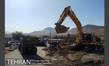 خدمات رسانی شهرداری تهران به مناطق حادثه زلزله کرمانشاه 35