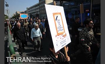 راهپیمایی ضدآمریکایی نمازگزاران جمعه تهران 12