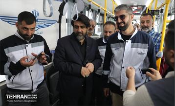نشست خبری مشترک سخنگوی شهرداری و مدیرعامل شرکت واحد اتوبوسرانی 9