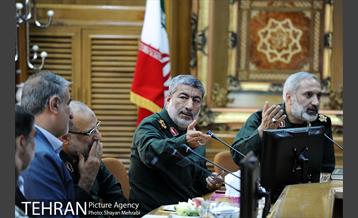 دیدار فرمانده سپاه محمد رسول الله تهران با شهردار تهران 33