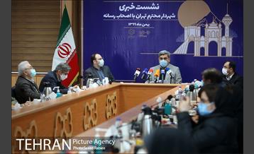 نشست خبری شهردار تهران 12