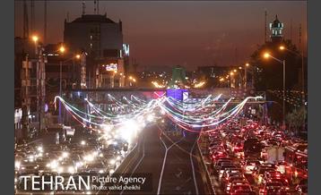 آذین بندی خیابان آزادی به مناسبت نیمه شعبان  5