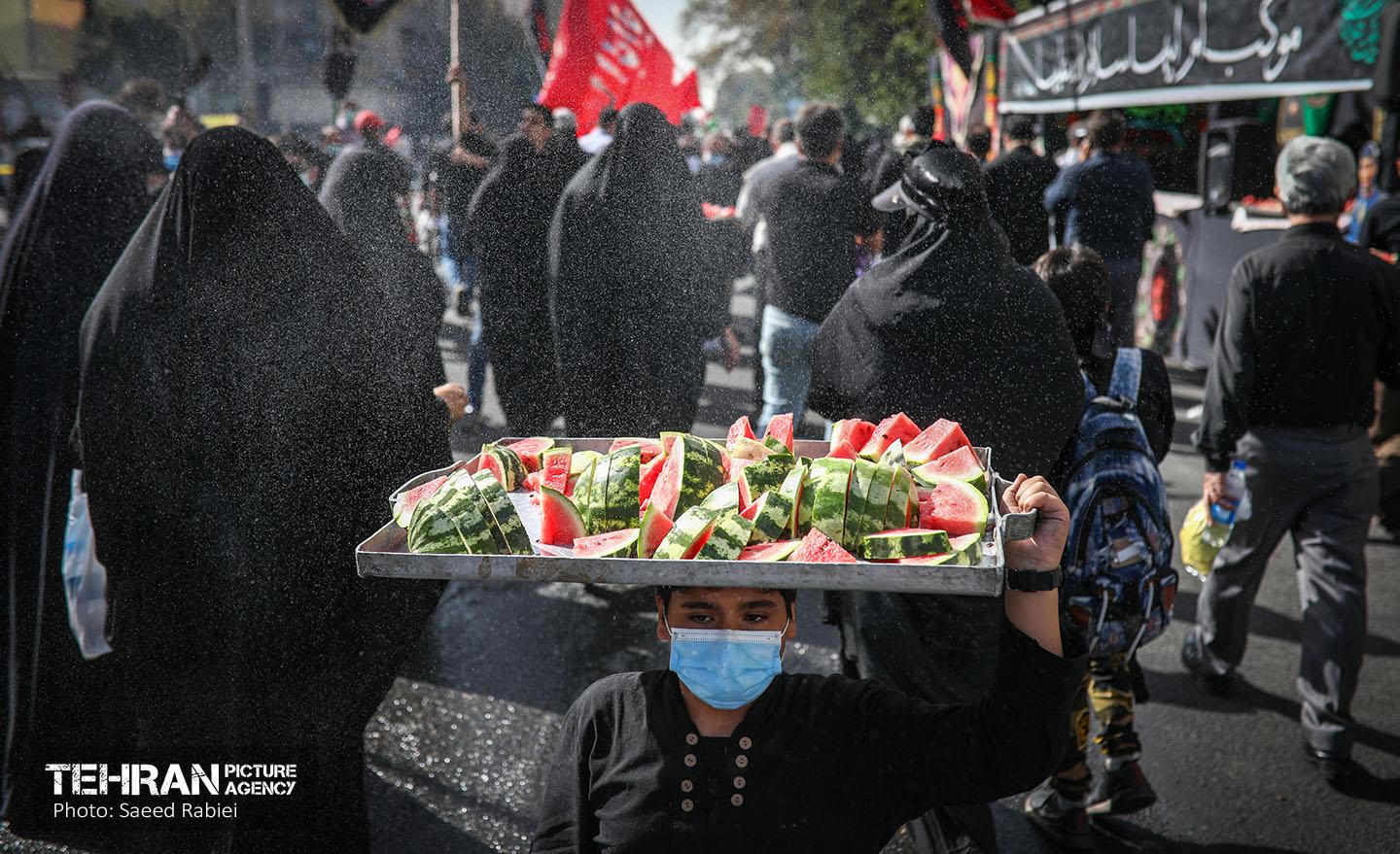 مراسم پیاده روی جاماندگان اربعین حسینی در تهران 39