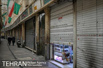 تعطیلی کسبه بازار تجریش 11