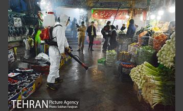 ضدعفونی و پاکسازی بازار تجریش-2 16