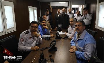 بازدید رییس مدیریت بحران کشور از مرکز آموزش آتش‌نشانی شهرداری تهران 38