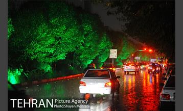 بارش شدید باران و تگرگ در تهران 17