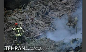 پنجمین روز آواربرداری ساختمان پلاسکو 16
