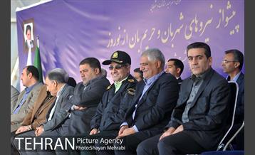 پیشواز نیروهای شهربان و حریم بان از نوروز با حضور شهردار تهران 42