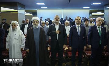 نشست شهردار تهران و اعضای سی و هشتمین دوره کنفرانس بین‌المللی وحدت اسلامی 14