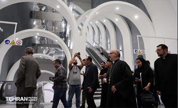 بازدید نمایندگان رسانه‌های خارجی از مترو مریم مقدس(س)  34