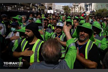 دسته عزاداری پاکبانان شهر تهران در کربلا 14