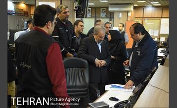 حضور شهردار تهران در مرکز فرماندهی و ستاد مدیریت بحران شهر تهران 2