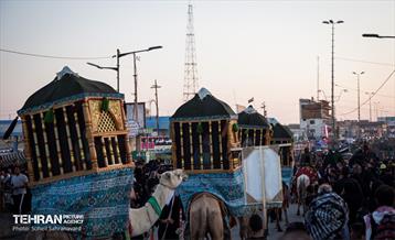 کاروان نمادین اسرای کربلا در مسیر طویریج  19