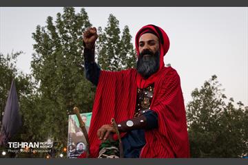 کاروان نمادین اسرای کربلا در مسیر طویریج  29
