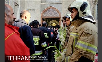مراسم ختم شهدای آتش نشان 27