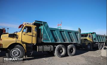 مانور برف‌‍‌روبی منطقه 4 شهرداری تهران 2