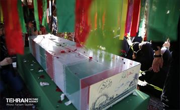 تشییع پیکر شهید گمنام دفاع مقدس "همسایه فردوس" 14