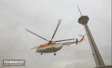 پرش چتربازان از برج میلاد تهران 13