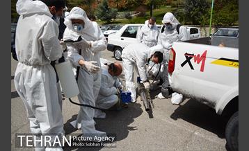 ضدعفونی بیمارستان های امام خمینی(ره) و طالقانی 3