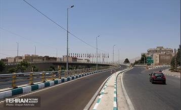 بهره‌برداری از تقاطع غیرهمسطح بزرگراه همت و اشرفی اصفهانی 8