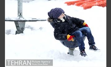 روز برفی پارک شهر 4