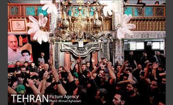 آیین نخل گردانی در تکیه های شمیران 2