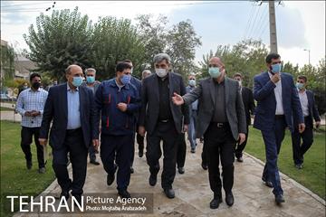 بازدید شهردار تهران از پروژه کانال شماره یک بزرگراه آزادگان 15