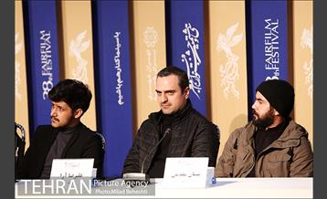 نشست خبری فیلم مردن در آب مطهر 1