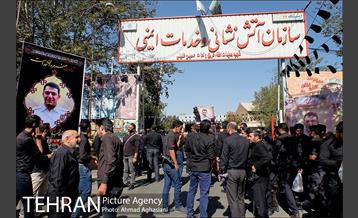تشییع پیکر آتشنشان شهید مهدی حاجی پور 7